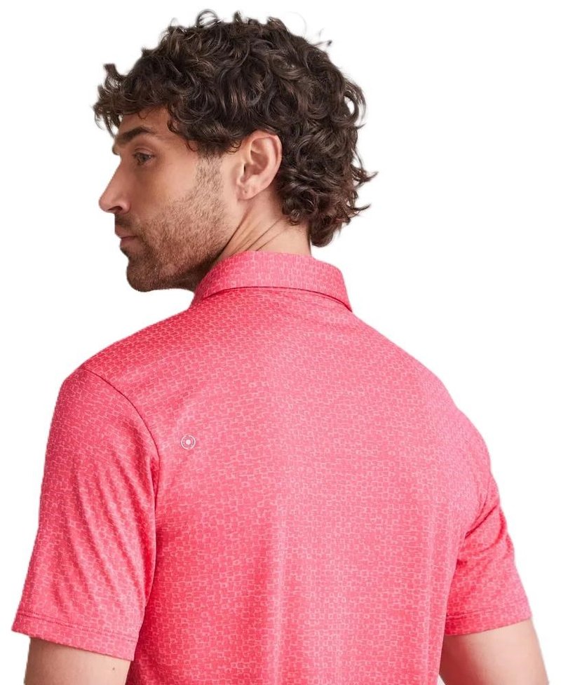 Ping Rafe mens polo, rhapsody pink