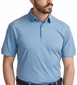 PING Langford pánské polo, bright cobalt/white