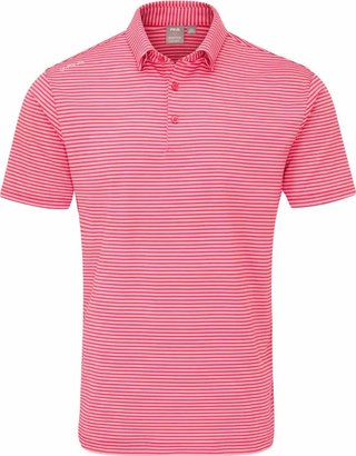 PING Langford pánské polo, rhapsody/pink white