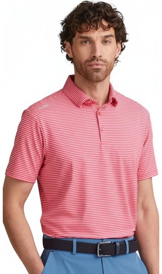 PING Langford pánské polo, rhapsody/pink white