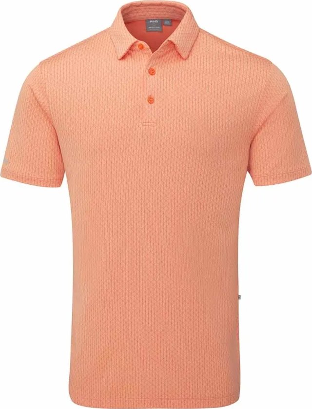 PING Hershel pánské polo, wild salmon multi