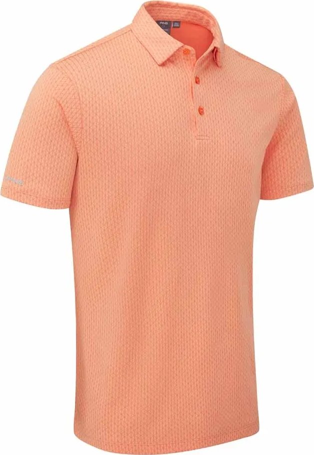 PING Hershel pánské polo, wild salmon multi