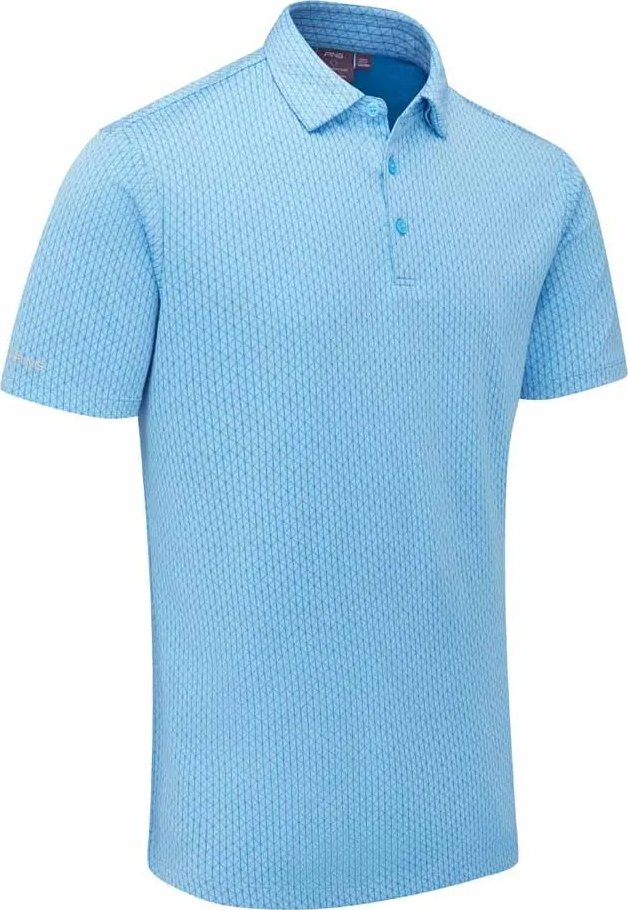 PING Hershel pánské polo, baltic sea multi