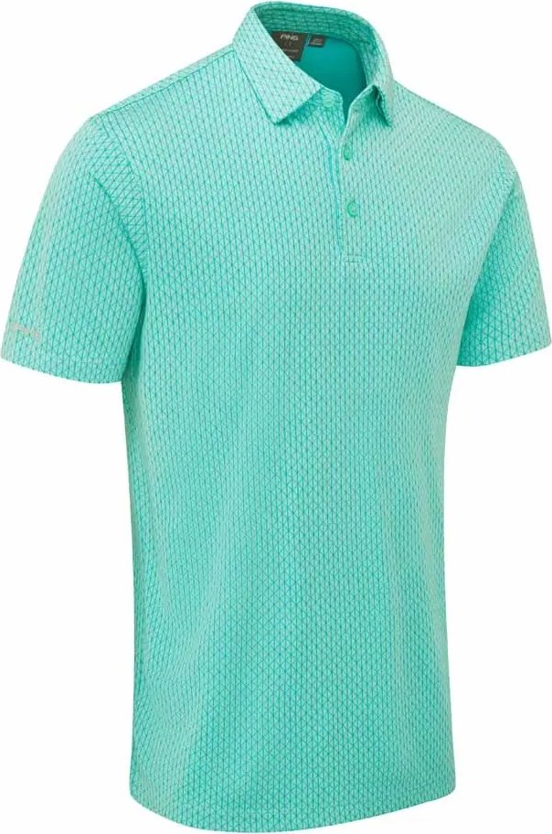 PING Hershel pánské polo, green bay multi