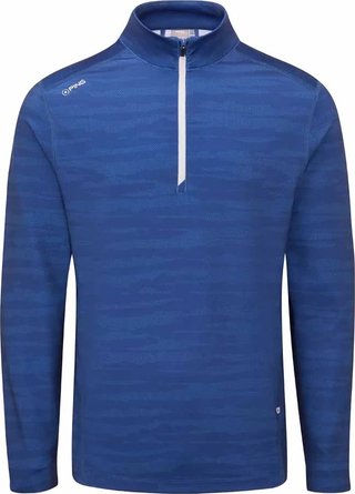 PING Latham Half Zip pánská mikina, inky multi