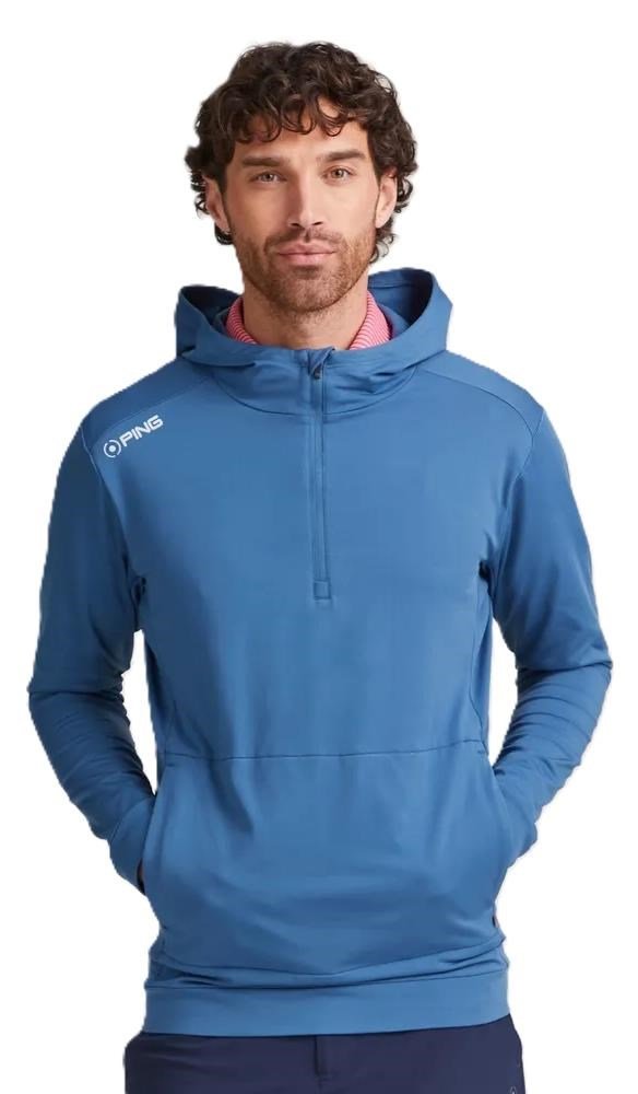 Ping Haldon Hooded Fleece pánská mikina, stellar