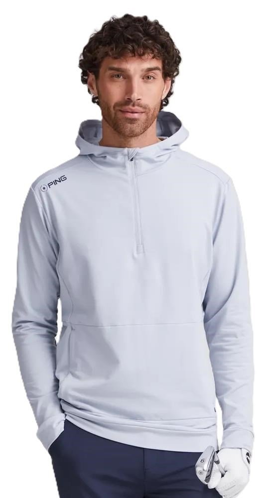 Ping Haldon Hooded Fleece pánská mikina, pearl grey