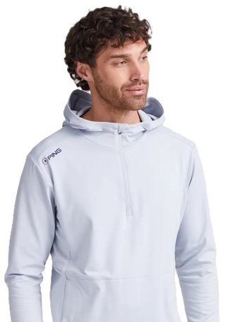 Ping Haldon Hooded Fleece pánská mikina, pearl grey