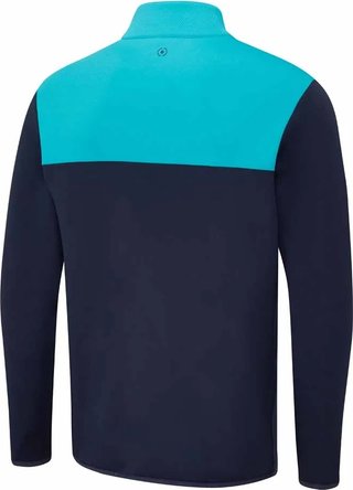PING Kinver pánská mikina, navy/turquoise