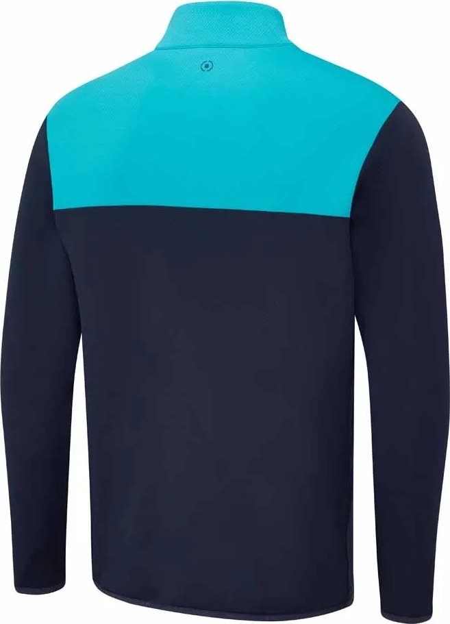 PING Kinver pánská mikina, navy/turquoise