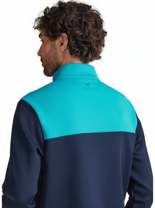 PING Kinver pánská mikina, navy/turquoise