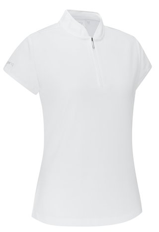 PING Evetta Jacquard dámské polo, bílé