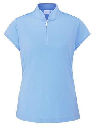 PING Evetta Jacquard dámské polo, infinity blue