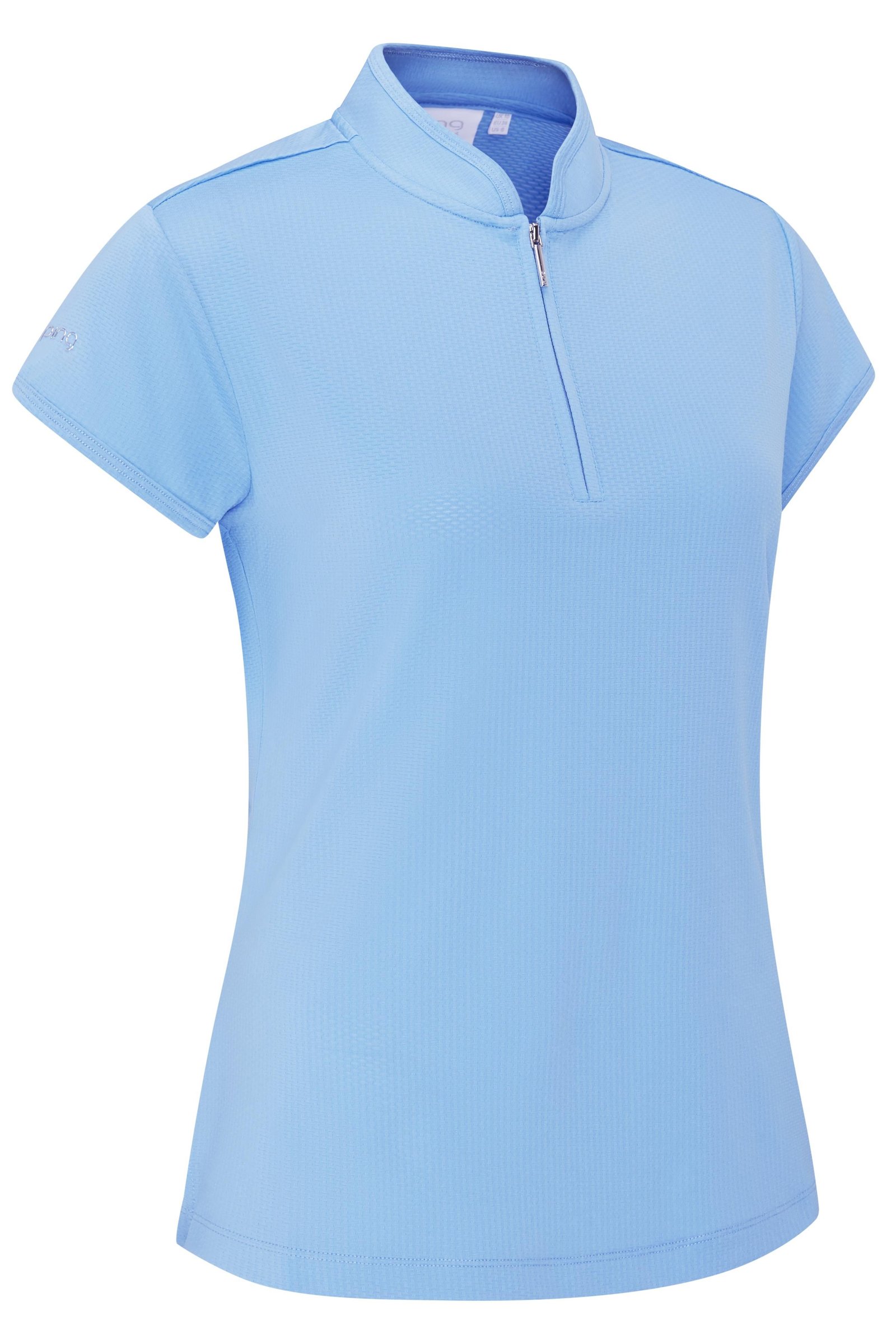 PING Evetta Jacquard dámské polo, infinity blue