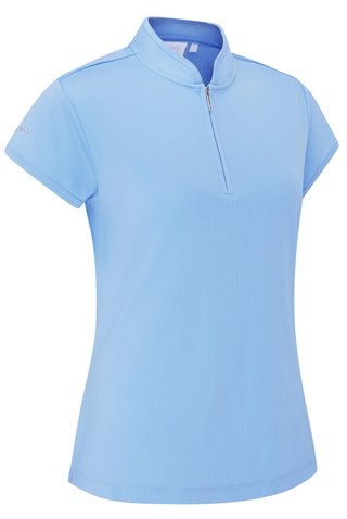 PING Evetta Jacquard dámské polo, infinity blue