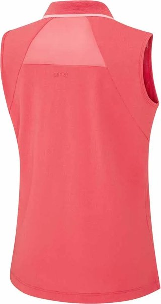 PING Eben Sleeveless dámské polo, paradise pink