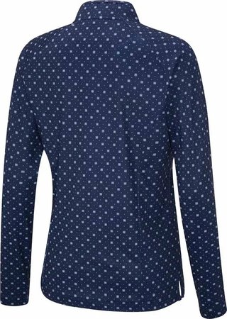 PING Arwen Printed Longsleeve dámské polo, micro monogram