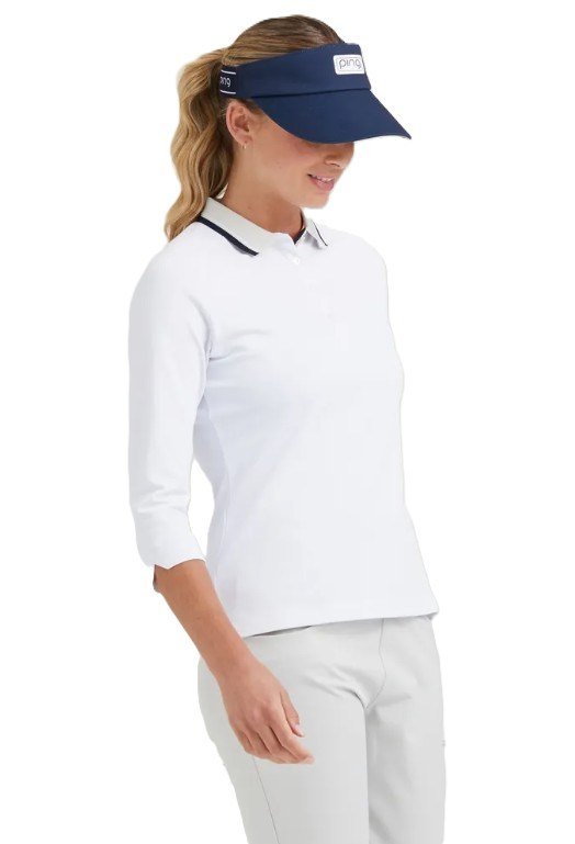 Ping Alicia dámské polo, white/pebble