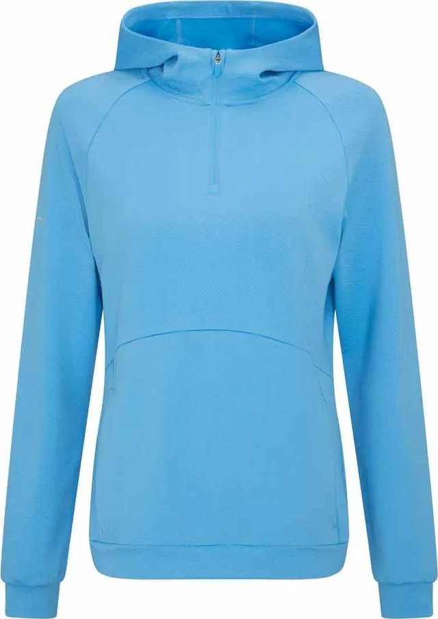 Ping Rhona Textured dámská mikina, infinity blue