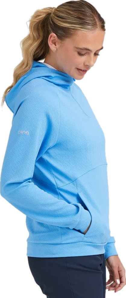 Ping Rhona Textured dámská mikina, infinity blue