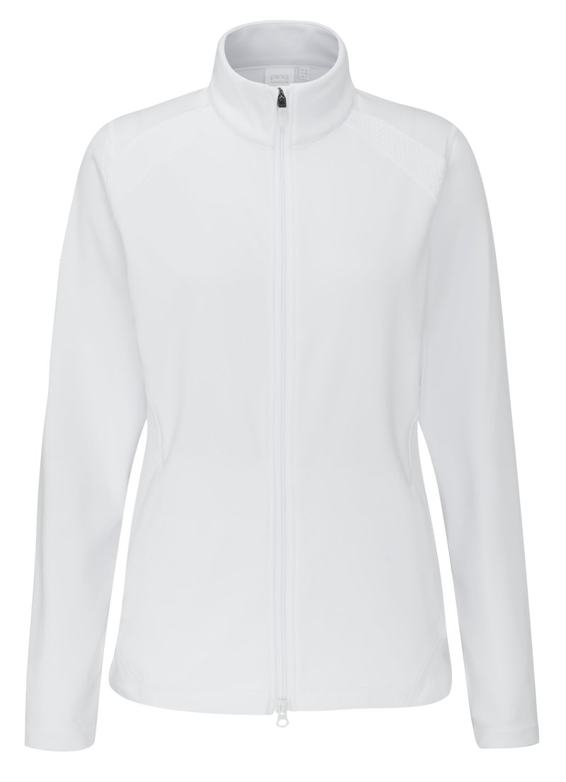 PING Eda Lightweight Full Zip dámská bunda, bílá