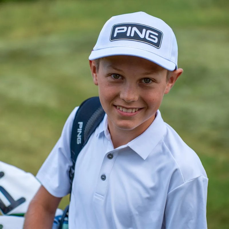 PING Lindum Junior dětské polo, bílé
