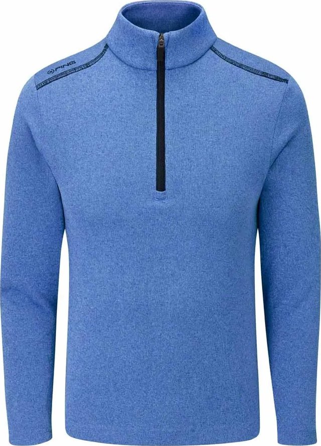 PING Ramsey Junior mikina, Snorkel Blue Marl