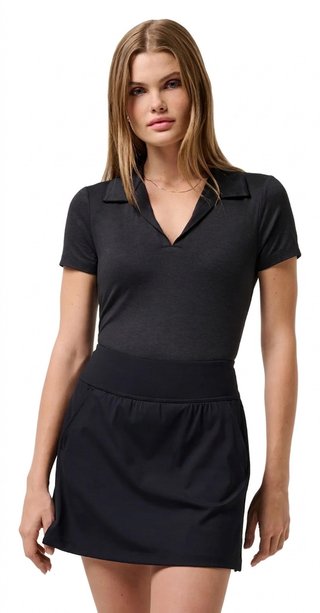 Travis Mathew Skyloft Light dámské polo, heather black