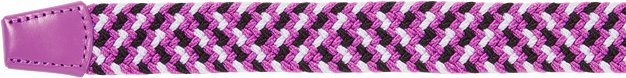 FootJoy Braided unisex opasek, černý/bílý/berry, dlouhý