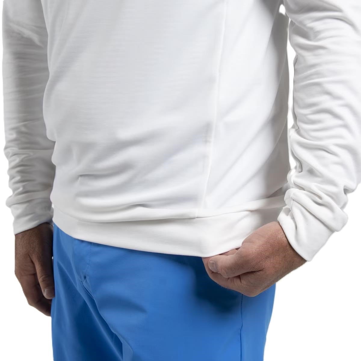 KJUS Kallen Hooded pánská mikina, bílá