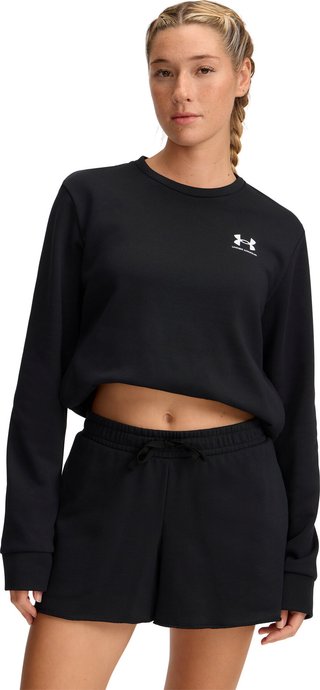 Under Armour Rival Terry Crew dámská mikina, černá