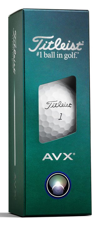 Titleist AVX golfové míčky, potisk CCC, 3ks