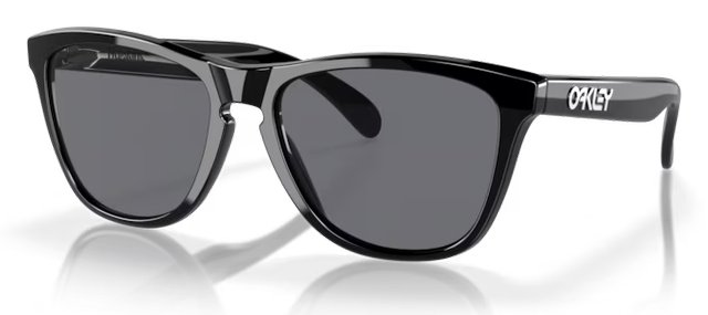 Oakley Frogskins Polished Black w/ Grey