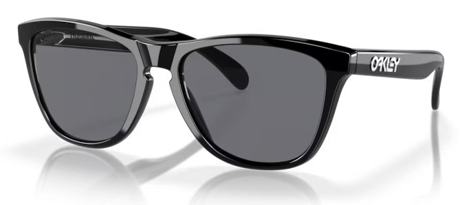 Oakley Frogskins Polished Black w/ Grey