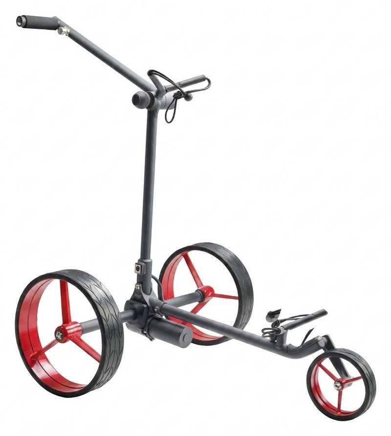 Davies Caddy SMART DHC elektrický vozík, černá/červená kola