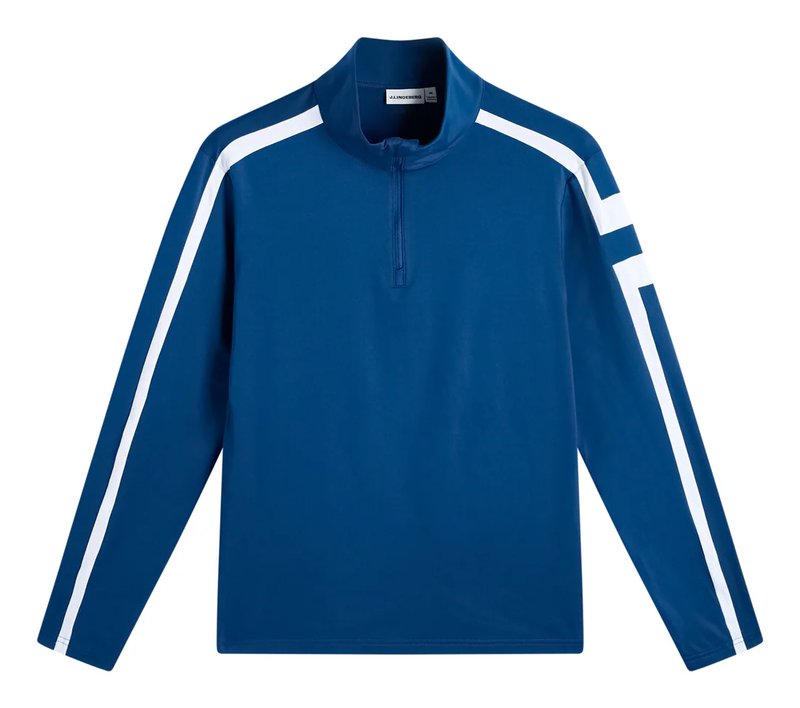 J.Lindeberg Keaton Quarter Zip pánská mikina, Estate Blue