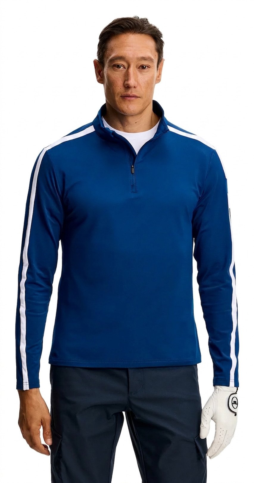 J.Lindeberg Keaton Quarter Zip pánská mikina, Estate Blue