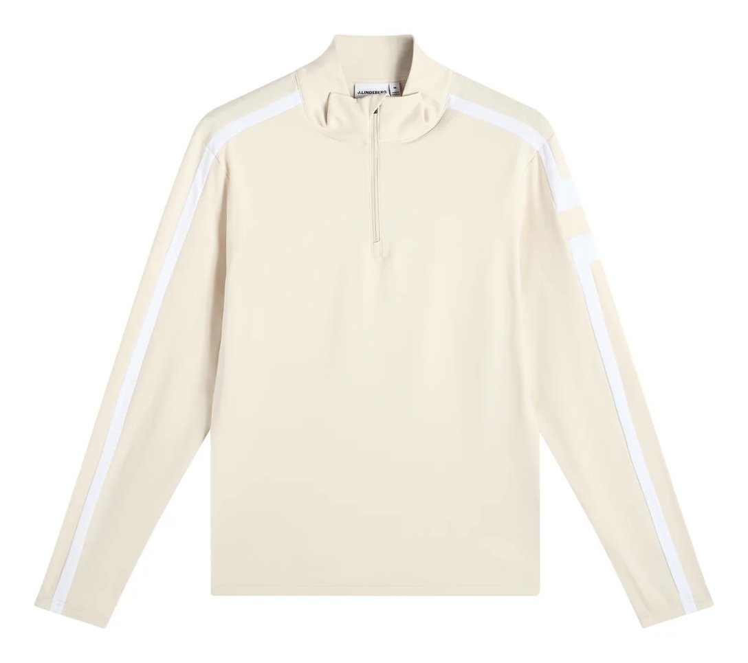 J.Lindeberg Keaton Quarter Zip pánská mikina, Moonbeam