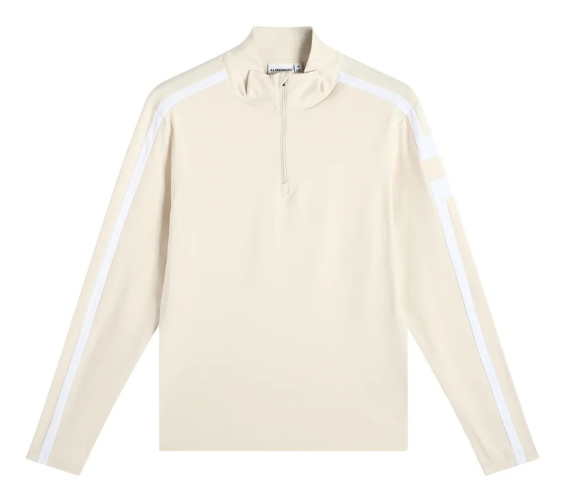 J.Lindeberg Keaton Quarter Zip pánská mikina, Moonbeam