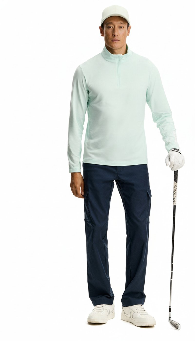 J.Lindeberg Tour Tech Mid Layer pánská mikina, Bay