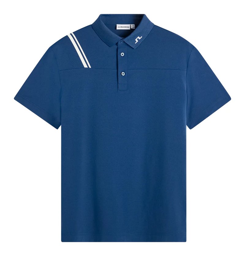 J.Lindeberg Fred Polo pánské polo, Estate Blue