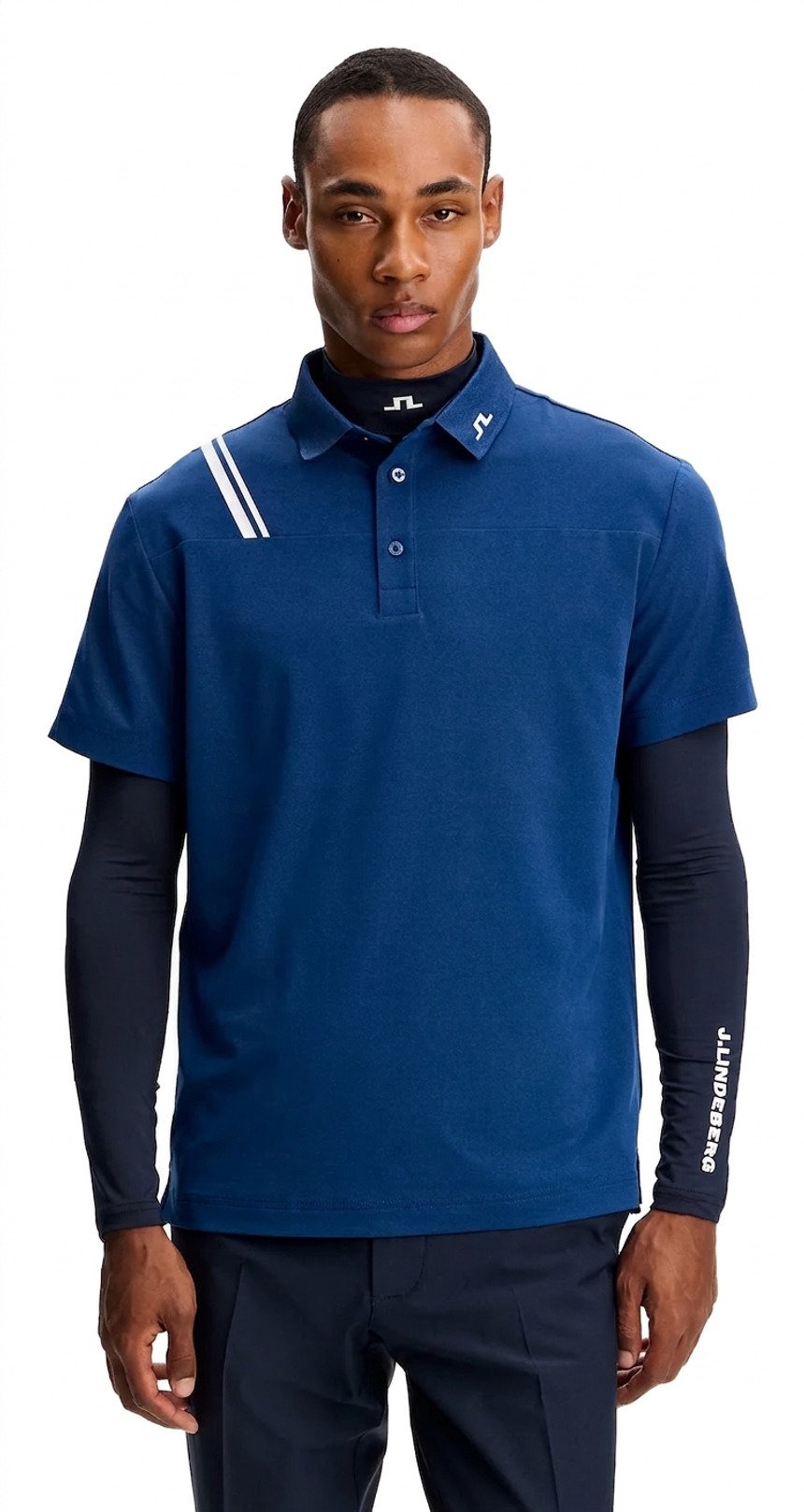 J.Lindeberg Fred Polo pánské polo, Estate Blue