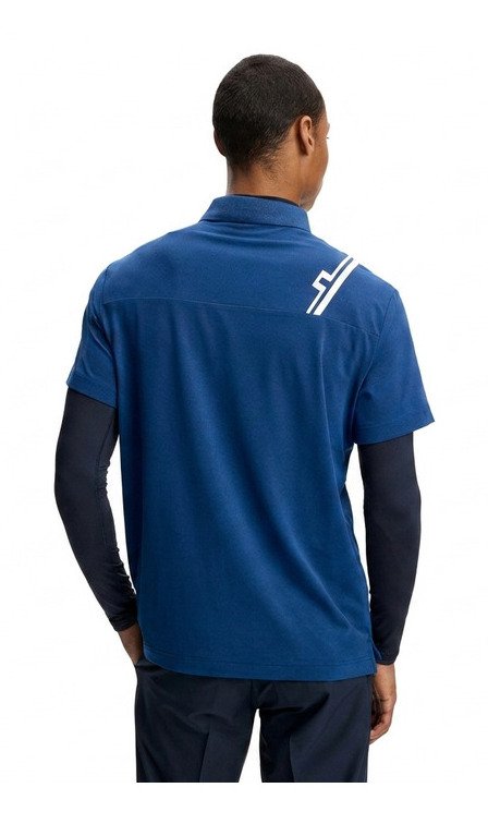 J.Lindeberg Fred Polo pánské polo, Estate Blue