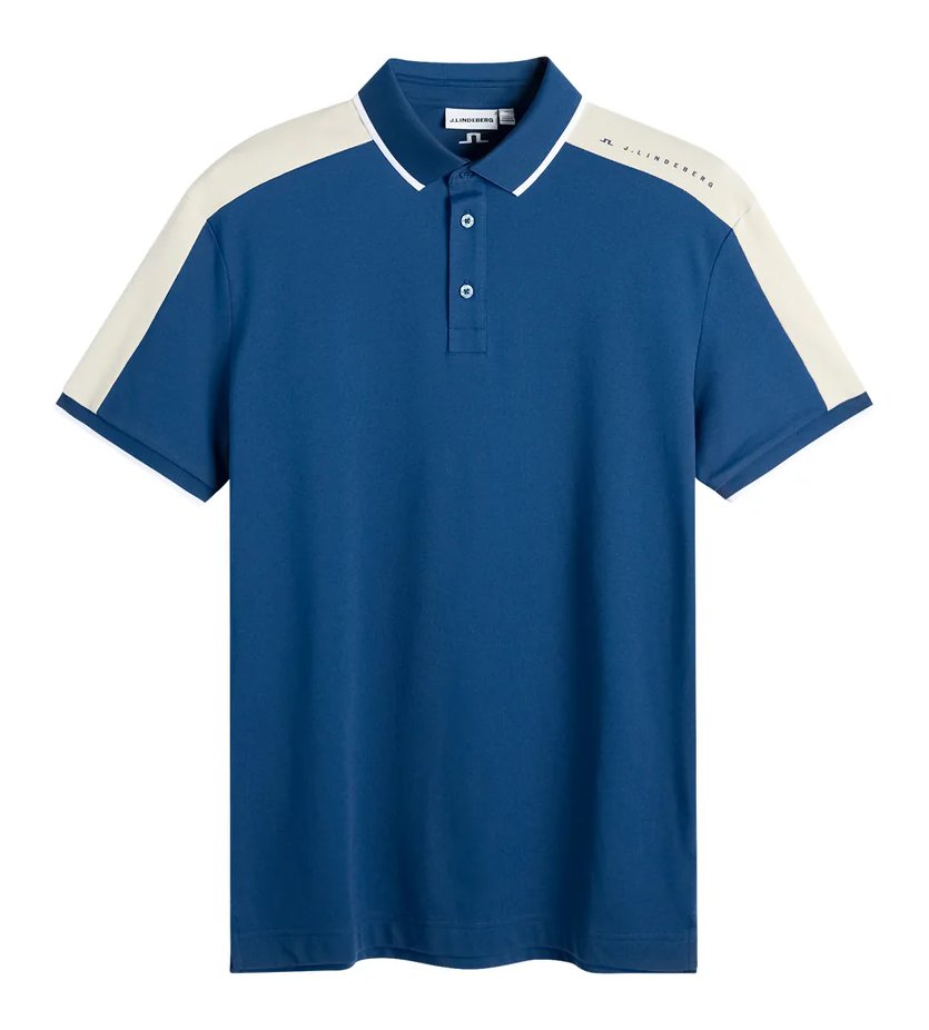 J.Lindeberg Jace pánské polo, Estate Blue