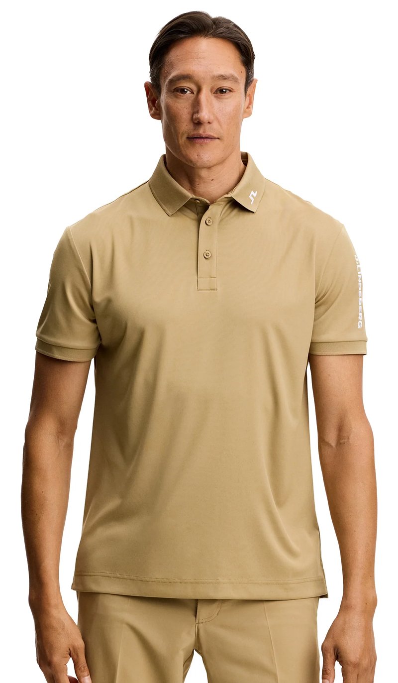 J.Lindeberg Tour Tech pánské polo, kelp