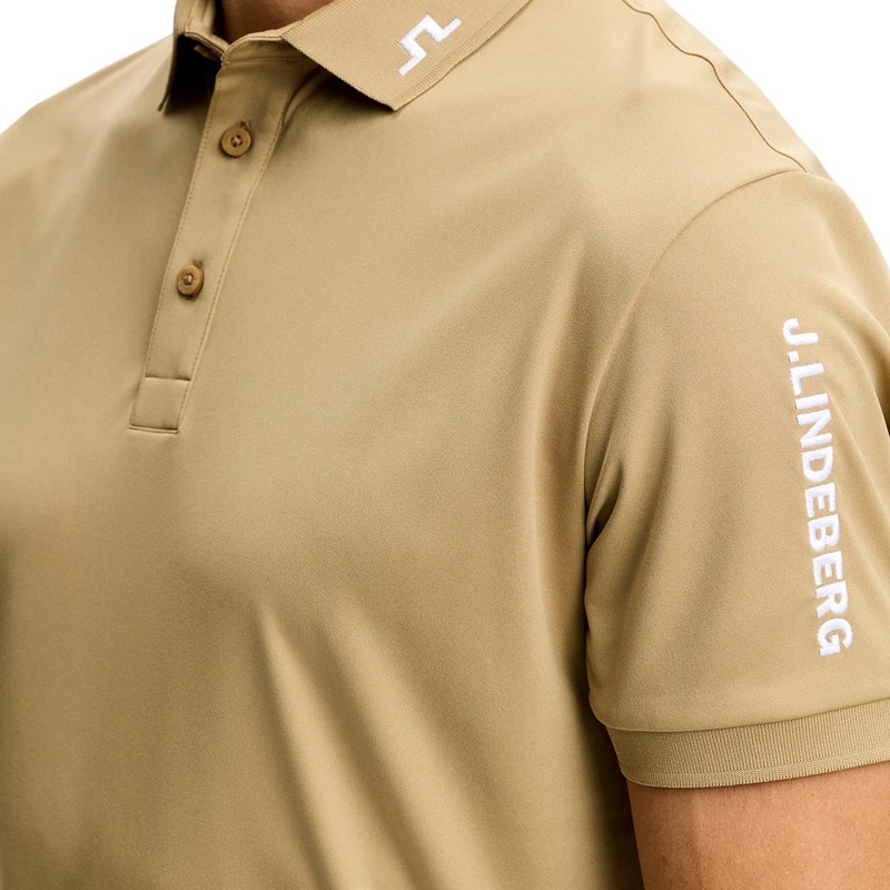 J.Lindeberg Tour Tech pánské polo, kelp