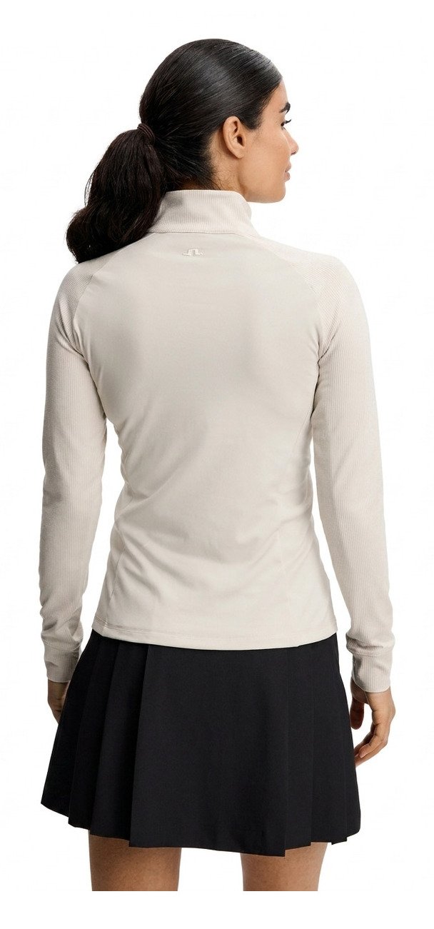 J.Lindeberg Mel Rib Mid Layer dámská mikina, Moonbeam