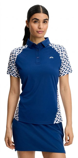 J.Lindeberg Chiara Polo dámské polo, Ladder Estate White