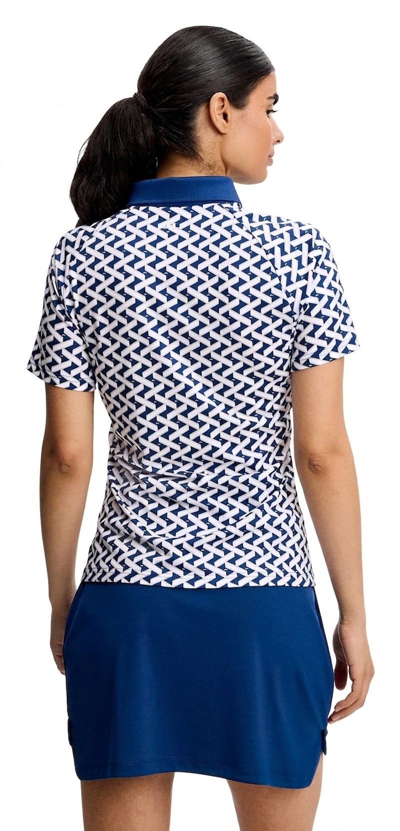 J.Lindeberg Chiara Polo dámské polo, Ladder Estate White