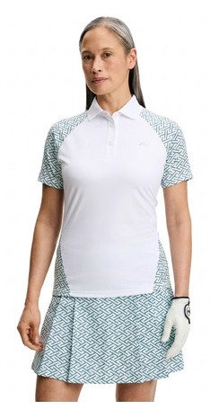 J.Lindeberg Chiara Polo dámské polo, Ladder White Bay